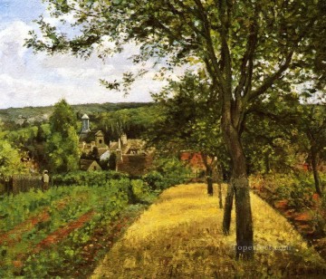  louveciennes Painting - orchards at louveciennes 1872 Camille Pissarro